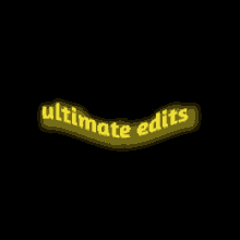Ultimate Edits Wave GIF - Ultimate Edits Wave Text GIFs