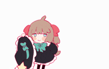 a drawing of a girl with a star on her head