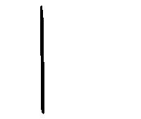 a black and white drawing of a rabbit peeking over a wall .