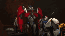 Transformers Prime Autobots GIF - Transformers Prime Autobots Awkard Silence GIFs