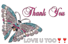 Thank You Crystals GIF - Thank You Crystals Butterfly GIFs