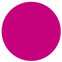 a pink circle that says shop now in white letters
