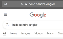 Hello Sandra Engler GIF