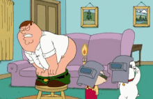 Fart Of Fire - Family Guy GIF - Family Guy Peter Griffin Brian Griffin GIFs