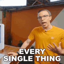 Every Single Thing Austin Evans GIF - Every Single Thing Austin Evans All The Things GIFs