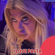 pasta spaghetti yummy hungry i love pasta