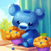 Bears Cute Bear GIF - Bears Cute Bear Blueberry GIFs