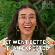 It Went Better Than Expected Camila GIF - It Went Better Than Expected Camila The Great Canadian Baking Show GIFs