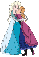 Hugging Sisters Sticker