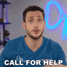 Call For Help Mikhail Varshavski GIF - Call For Help Mikhail Varshavski Doctor Mike GIFs