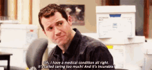 Parks And Recreation Billy Eichner GIF - Parks And Recreation Billy Eichner Care GIFs