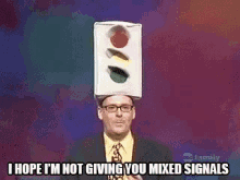 Mixed Signals GIF - Greg Proops Whose GIFs