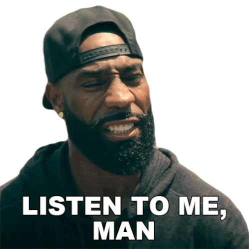 Listen To Me Man Lamar Freeman Sticker - Listen To Me Man Lamar Freeman Tales Stickers