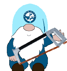 Gnome Plumber Sticker - Gnome Plumber Stickers