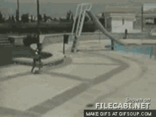Hey Love Kid Trying To Jump In Pool GIF