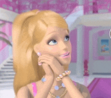 Barbie Life In The Dreamhouse GIF - Barbie Life In The Dreamhouse Daydreaming GIFs