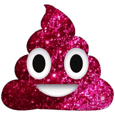 Glitter poop hot sale emoji pillow