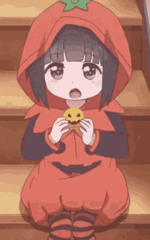 Kawaii Halloween GIF - Kawaii Halloween Anime GIFs