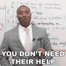 You Dont Need Their Help James GIF - You Dont Need Their Help James Engvid GIFs