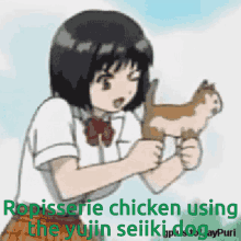 ropisserie chicken ropisserie yujin yujin seiiki dog yujin seiiki