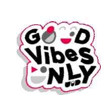 Good Vibes Good Vibes Only Sticker - Good Vibes Good Vibes Only Uid Stickers