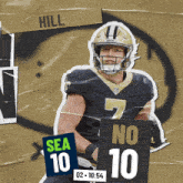 New Orleans Saints (10) Vs. Seattle Seahawks (10) Second Quarter GIF - Nfl National Football League Football League GIFs