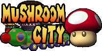 Gcn Mushroom City Logo Sticker - Gcn Mushroom City Logo Mario Kart Stickers