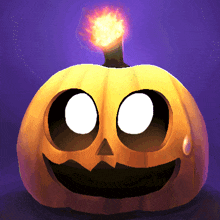 Nervous Pumpkin GIF - Nervous Pumpkin Bomb GIFs