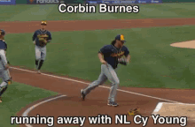 Corbin Burnes GIF - Corbin Burnes Run GIFs