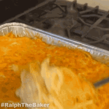 Serving Macaroni Ralphthebaker GIF - Serving Macaroni Ralphthebaker Cooked Macaroni GIFs