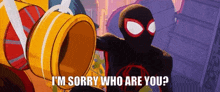 Miles Morales Across The Spider-verse GIF - Miles Morales Across The Spider-verse Spider-verse Miles Who Are You GIFs