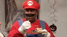 Mario Cake GIF - Mario Cake Cosplay GIFs