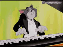 tom piano playing a piano tom and jerry