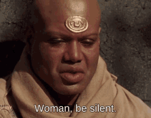 Woman Be Silent Tealc Woman Be Silent GIF