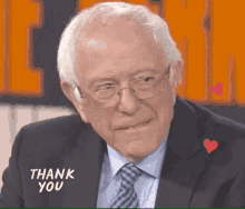 Bernie2020 Thank You GIF - Bernie2020 Thank You Bernie Sanders GIFs