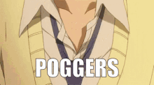pog poggers pogchamp anime kiss