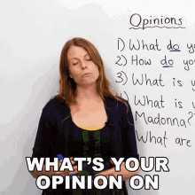 Whats Your Opinion On This Topic Emma GIF - Whats Your Opinion On This Topic Emma Engvid GIFs