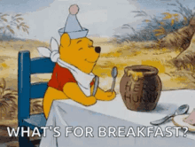 Breakfast Winnie The Pooh GIF