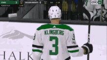 Klingberg Dallas Stars GIF - Klingberg Dallas Stars Hockey Game GIFs