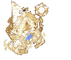 a cartoon character with a crown and a sheep