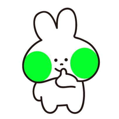 Fluorescent White Sticker - Fluorescent White Rabbit - Discover & Share ...