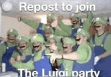 Luigi Luigi Party GIF