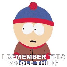 i remember this whole thing stan marsh south park s7e4 canceled