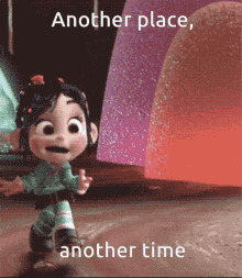 Vanellope Another Place Another Time GIF - Vanellope Another Place Another Time Still Here GIFs