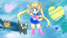 Sailor Moon Manga GIF - Sailor Moon Manga Luna GIFs