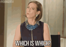 Which Is Which? GIF - Miriam Shor Diana Trout Which One GIFs