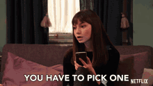 You Have To Pick One Choose GIF - You Have To Pick One Choose Decide GIFs
