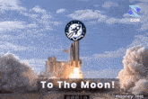 To The Moon Mooney GIF - To The Moon Mooney Memecoin GIFs