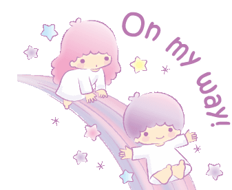 Sanrio Goodnight Sticker - Sanrio Goodnight On My Way Stickers