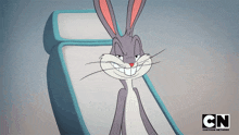Riendose Mucho Bugs Bunny GIF